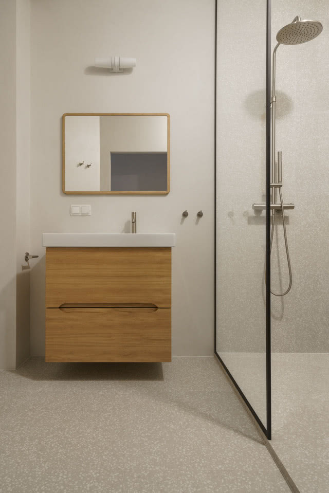 łazienka minimalistyczna