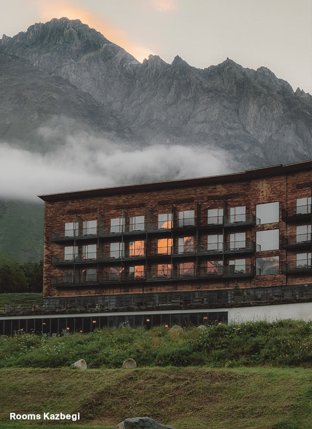 Designerski hotel w Gruzji