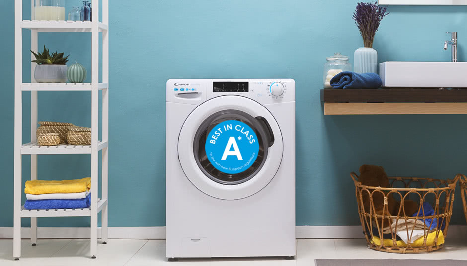 Pralki Candy - jeszcze bardziej energooszczędne z nową etykietą energetyczną A