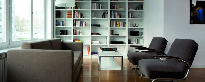 Minimalistyczny apartament w centrum miasta