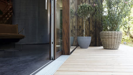 Drzwi tarasowe z progiem 0 mm