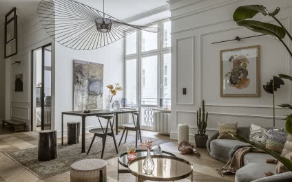 Warszawskie mieszkanie w stylu francuskiej bohemy