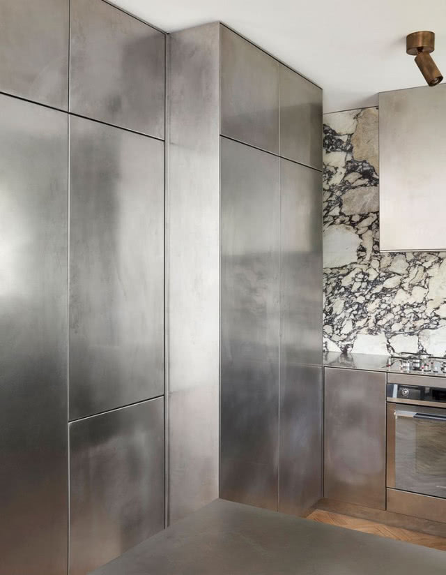 metalowe fronty kuchenne