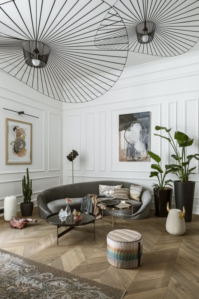 Sztukateria w salonie