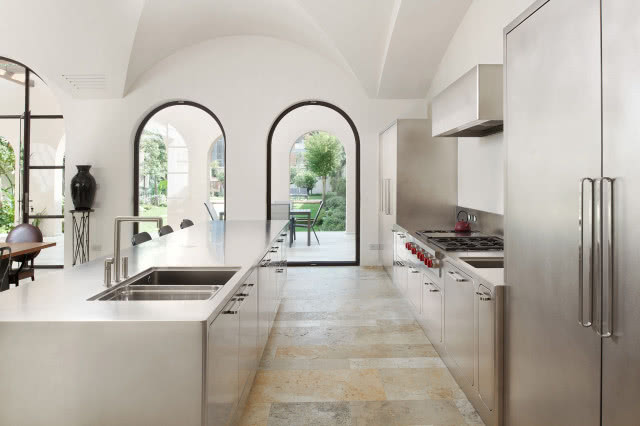 metalowe fronty kuchenne