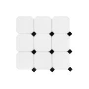Mozaika Black & White Octagon