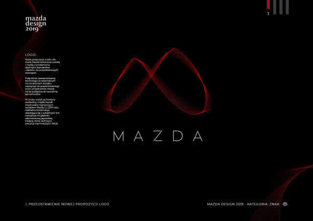 Wygrany projekt w kategorii "Znak" wykonany przez Natalię Konowałek oraz Dominikę Baran.