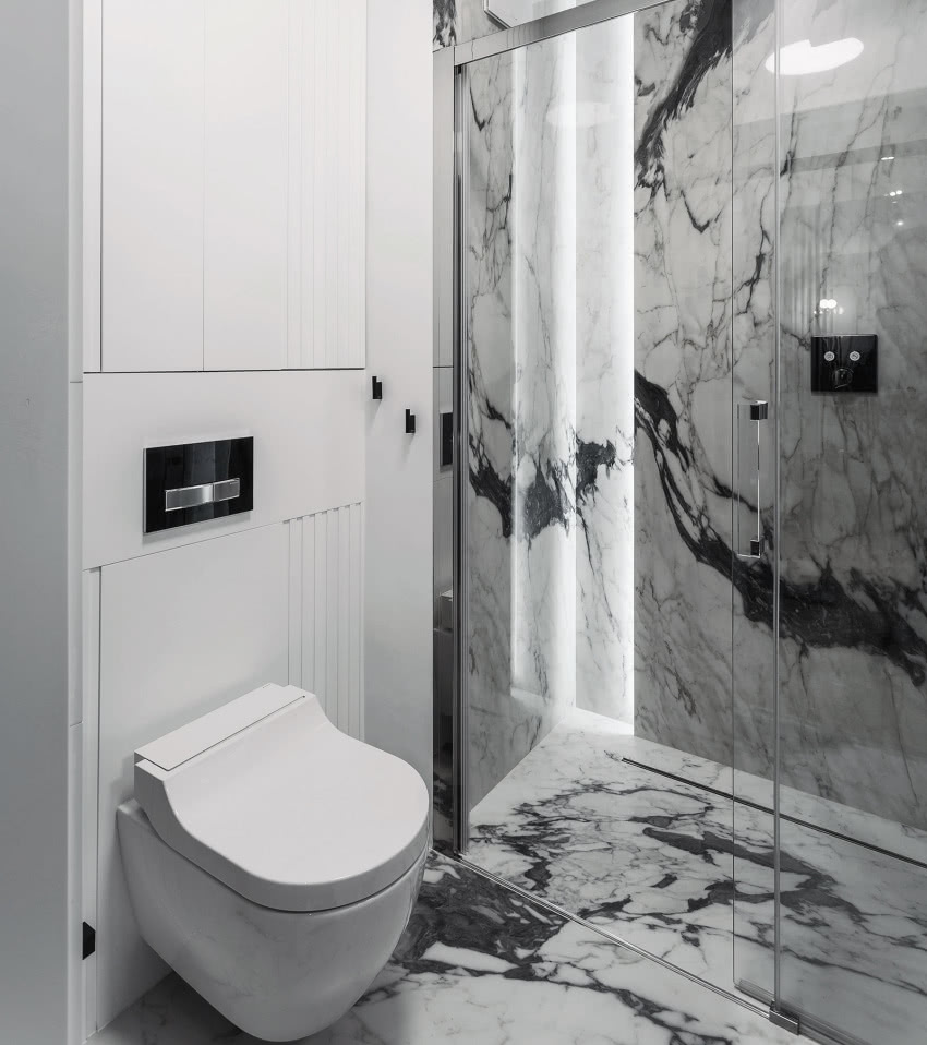 W swojej pracowni architektki posiadają toaletę...