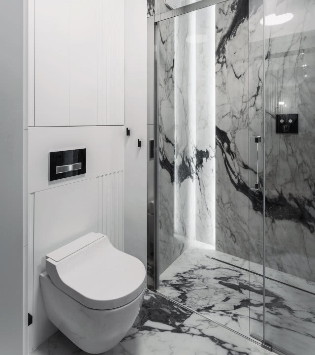 W swojej pracowni architektki posiadają toaletę myjącą marki Geberit, dlatego klienci mogą bezpośrednio zapoznać się 
z tym rozwiązaniem. 