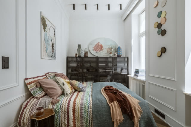 Sypialnia w stylu boho