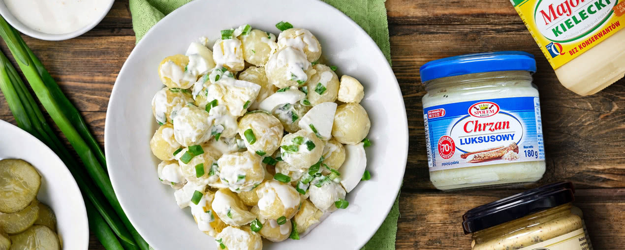 Pysznie, świeżo, sezonowo - czas na wiosenne sałatki z Majonezem Kieleckim Lekkim