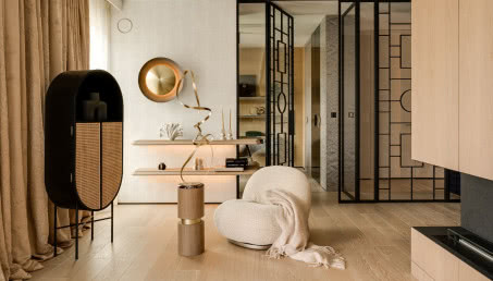 Artystyczne mieszkanie na Powiślu. Kolor, faktura i rozwiązania wywołujące dobre emocje