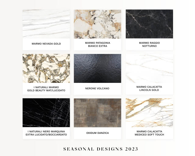 Seasonal Designs 2023.  Limitowana kolekcja spieków Laminam dla polskich miłośników designu