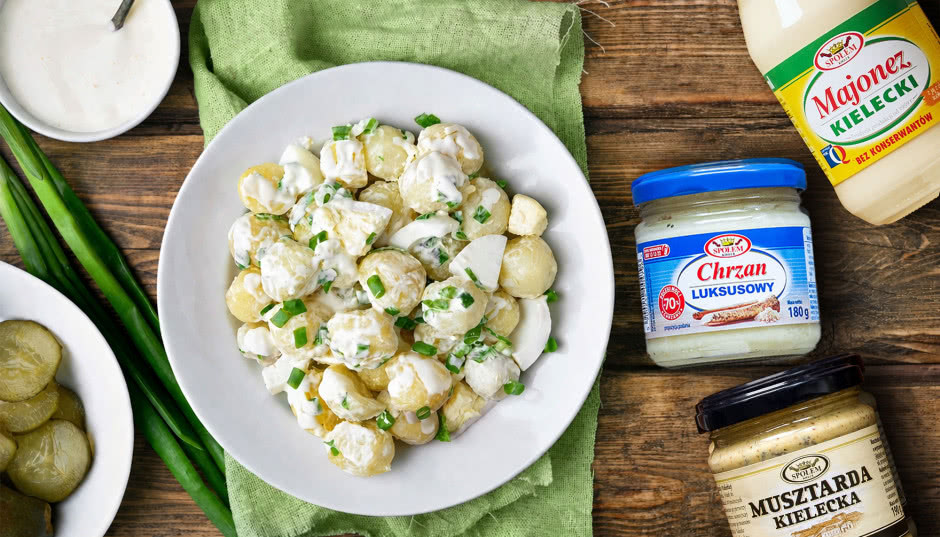 Pysznie, świeżo, sezonowo - czas na wiosenne sałatki z Majonezem Kieleckim Lekkim