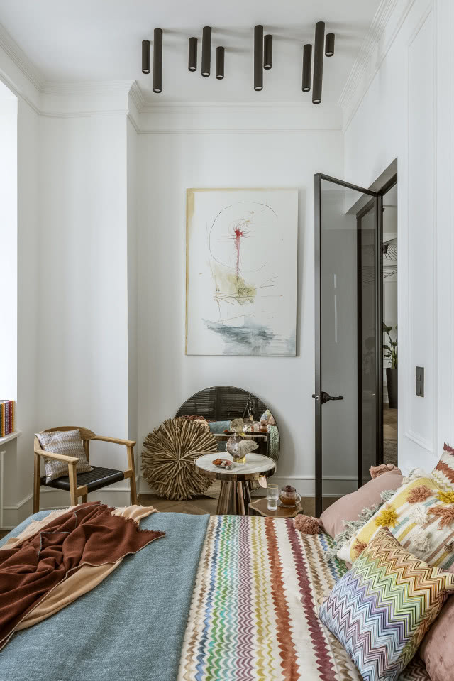 Sypialnia w stylu boho