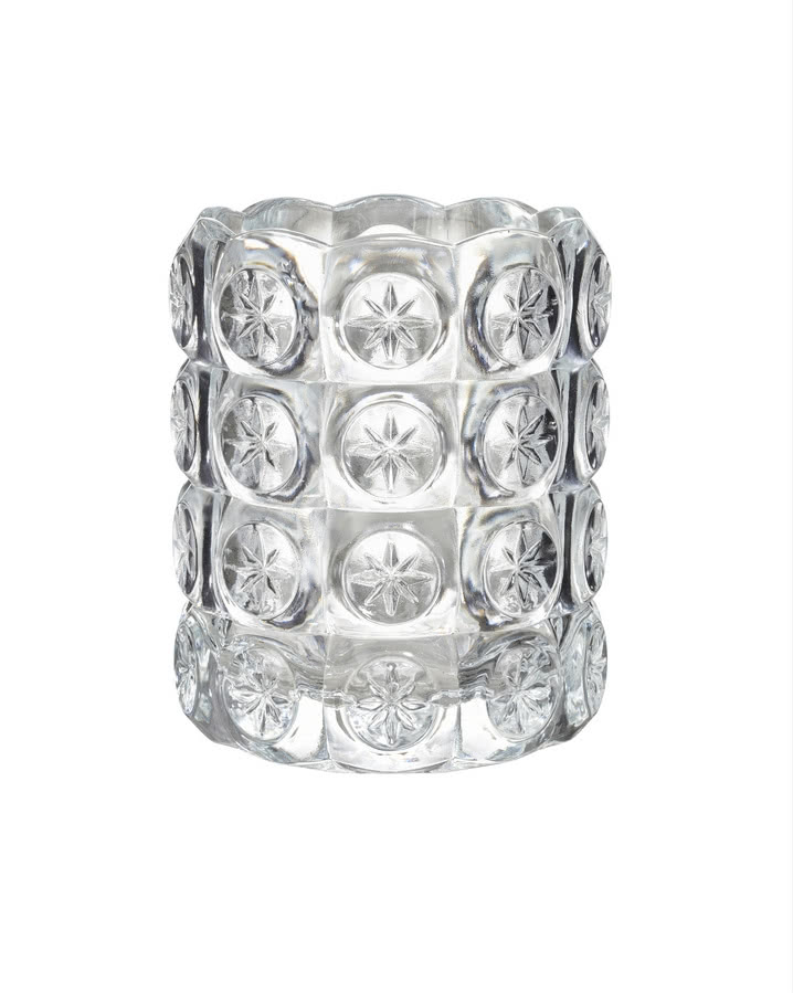 Elegancki świecznik YRSNÖ z bezbarwnego szkła,...