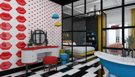 Wyglądają jak tapeta! Nowa kolekcja płytek Ceramstic zaskakuje!