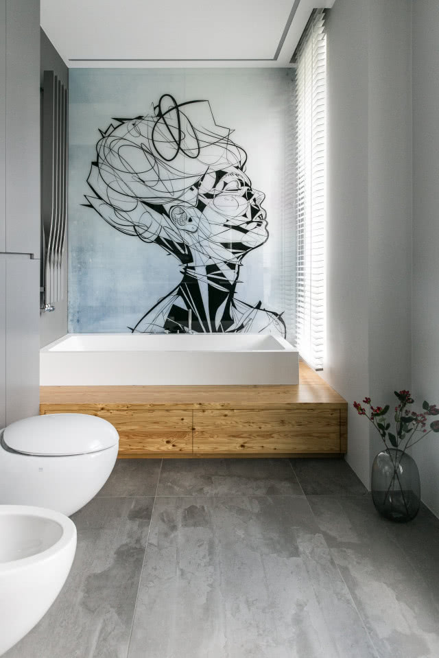 Łazienka w stylu loftowym