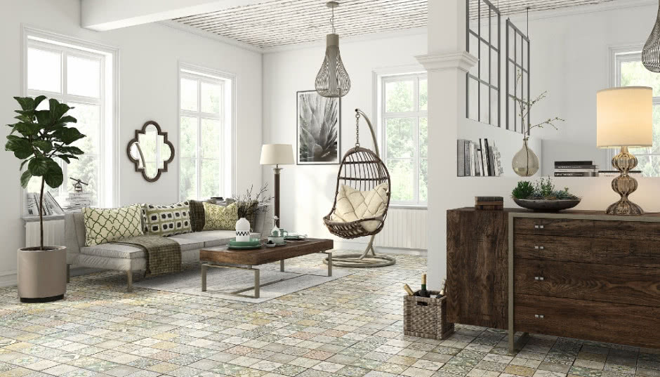 Marokańskie wzory na panelach