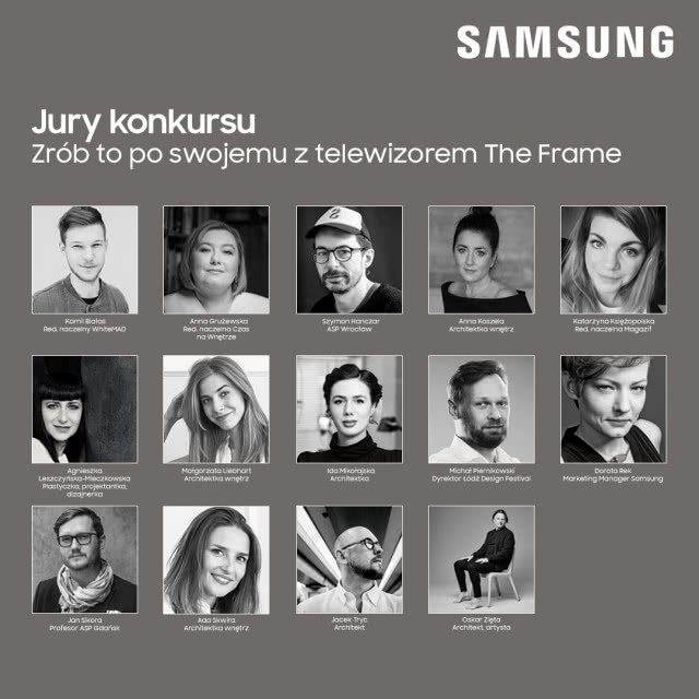 Konkurs Samsung The Frame jury