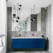 Apartament w Poznaniu - minimalizm z niebem w tle