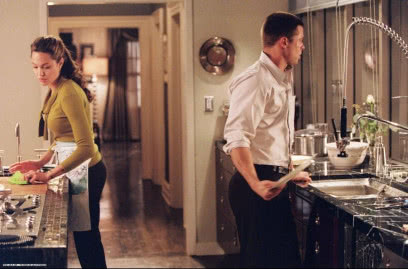 Pan i Pani Smith w kuchni