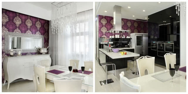 Jadalnia. Jola zawsze chciała mieć takie mieszkanie, by zmieścił się w nim stół, przy którym zasiądzie wygodnie cała najbliższa rodzina.