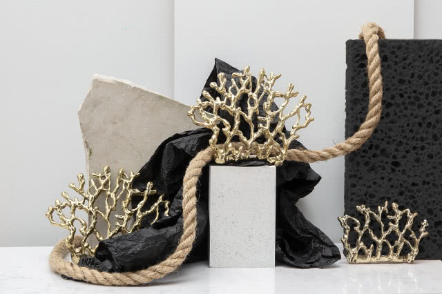 Uchwyty meblowe Coral // OrganicCollection
(mosiądz 100%)