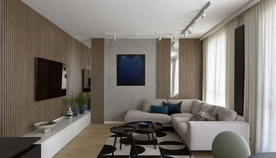 Mieszkanie inspirowane twórczością Matisse'a. Tu rządzi kobalt!