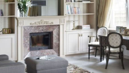 Wnętrze jak w wiejskim dworku