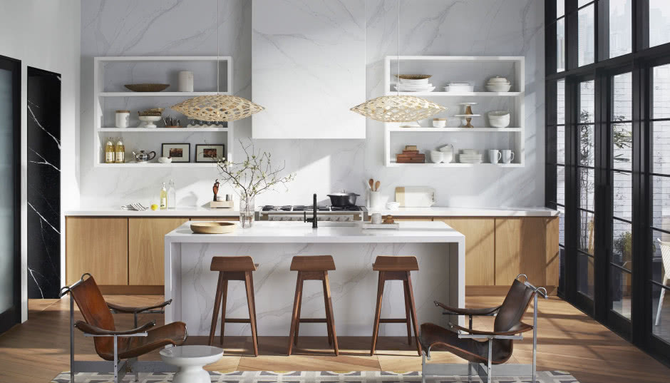 Salon z aneksem kuchennym - typowe rozwiązania 