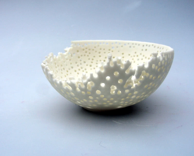 Z cyklu nonFormy. Ażurowa "miseczka" z niezwykle...