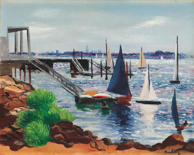 Mojżesz Kisling, obraz „Obrzeża Nowego Jorku”