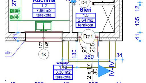 Strefa jadalniana w małej kuchni