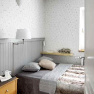 Biel i kobalt - metamorfoza mieszkania