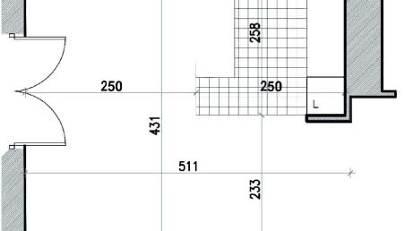 Kwadratowy salon z aneksem