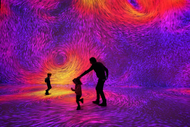 jedna z instalacji w melt muzeum