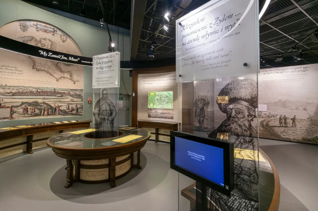 Wnętrza Muzeum Polin