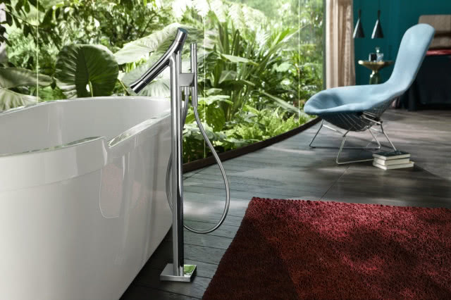 Bateria termostatyczna wolnostojąca Organic, proj. P. Starck, Axor