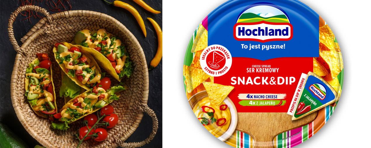 SNACK & DIP - nowość Hochland, która rozkręci każde spotkanie