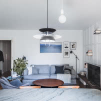 Przytulny minimalizm na warszawskim Żoliborzu