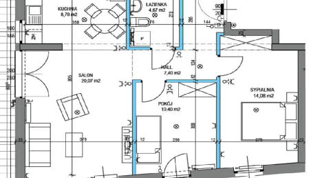 Funkcjonalne zagospodarowanie mieszkania