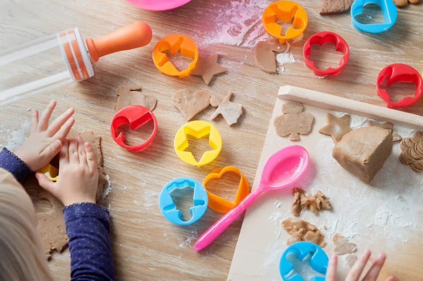 Wałek i foremki do kruchych ciasteczek, 49,90 zł