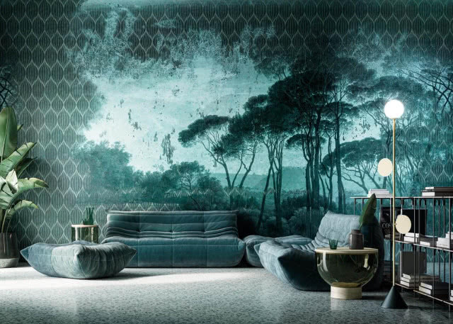 fototapeta morska zieleń