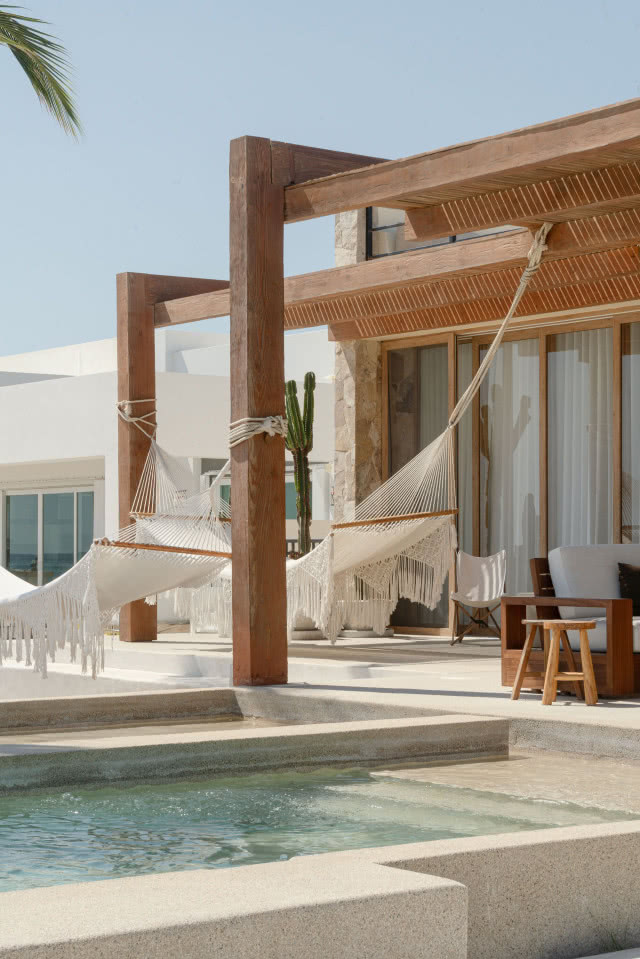 hamaki i fragment basenu