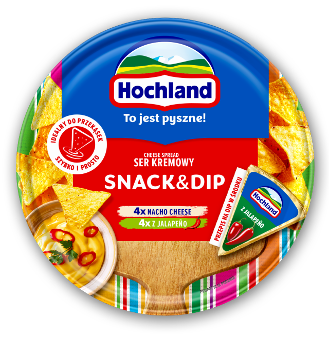 SNACK & DIP - nowość Hochland, która rozkręci każde spotkanie