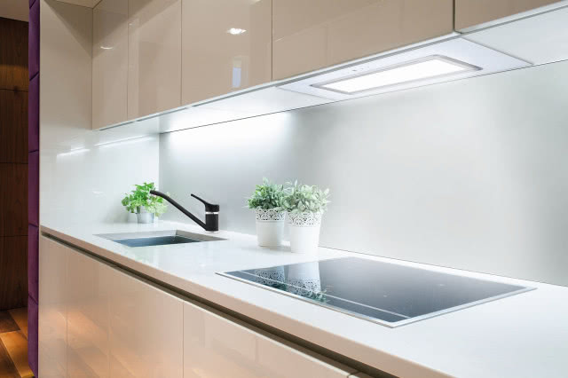 do zabudowy w szafce kuchennej KBH 2090 W Glass