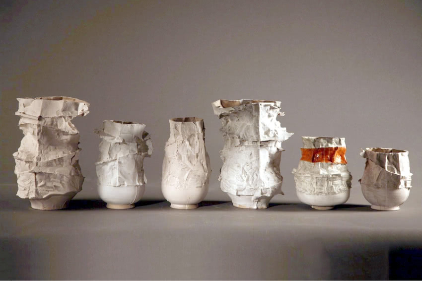 Z cyklu transFormy. Seria "ubranych" wazonów....