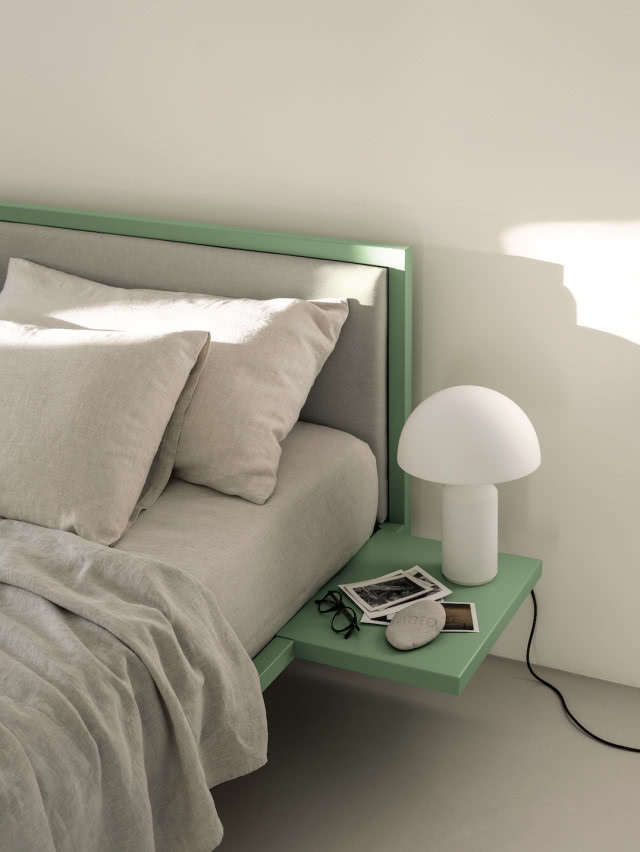 aranżacja łóżka w sypialni