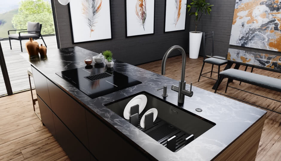 Franke Mythos Water Hub – bateria filtrująca w pięciu kolorach, które odmienią Twoją kuchnię